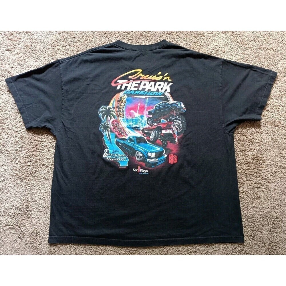 West Coast Customs T-Shirt Mens Size XXXL Car Graphic Black Short Sleeve